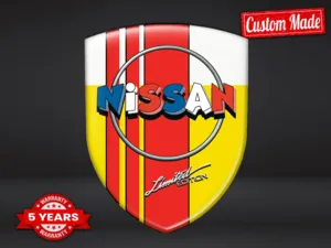 Nissan Decal Silicone Gara Limitato Badge Cupola